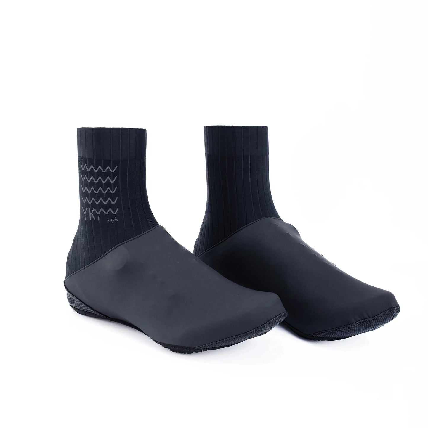 YKYWBIKE 2026 Cycling Shoes Cover Aerodynamic Waterproof Overshoes Black Bicycle Accessorie White Road Bike Short Overshoes