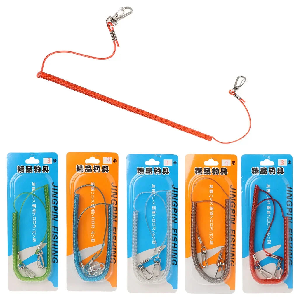 3m-20m Fishing Tackle Accessories Set Fishing Lanyard Ropes + Magnetic Buckle for Fishing
