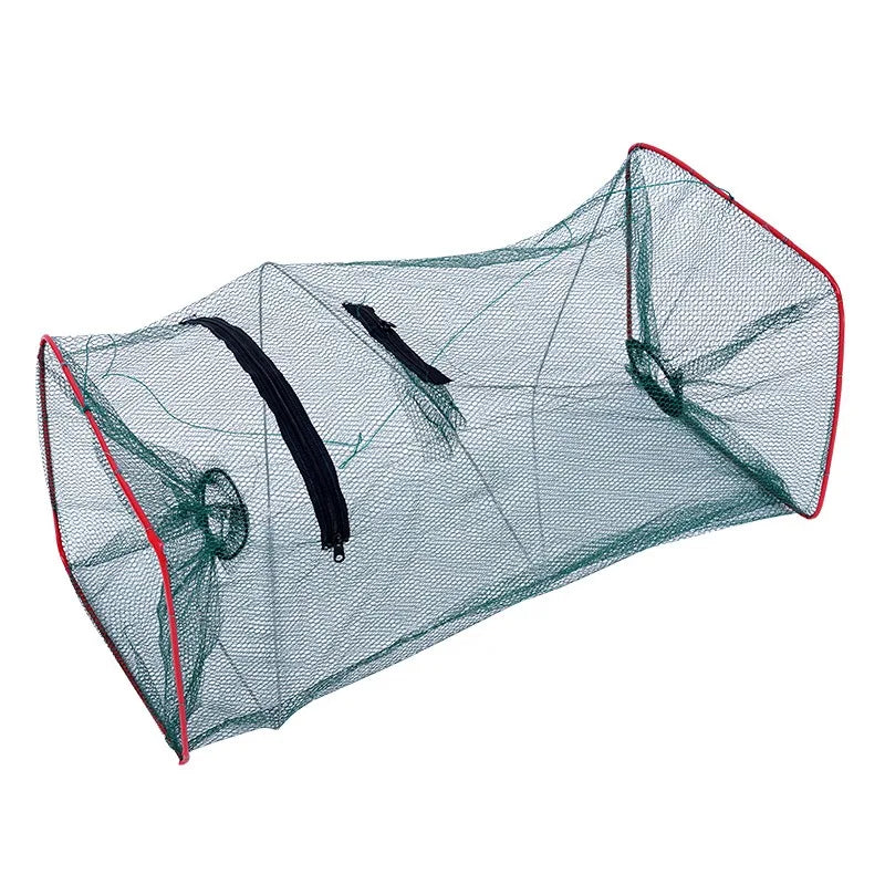 Foldable Fishing Trap Net Shrimp Fish Crab Bait Net Crayfish Tools Fishing Shrimp Mesh Trap Crab Catcher Fishing Prawn