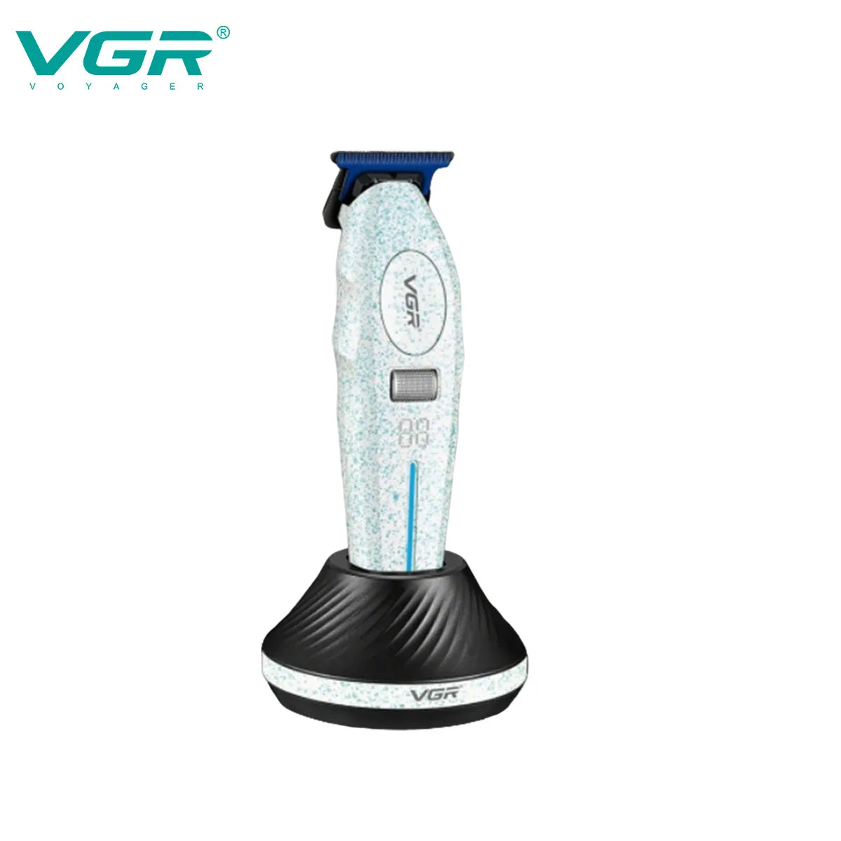 VGR Hair Trimmer 9000 RPM Hair Cutting Machine Electric Barber Clippers Professional Trimmer Charging Base Trimmer for Men V-887