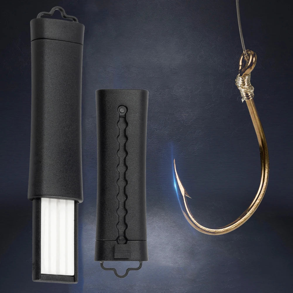 Fishing Hook Sharpener Portable Fishing Grinding Hook Sharpener Fish Hook Sharpen Tool Fish Hook Sharpening File Tool Accessory
