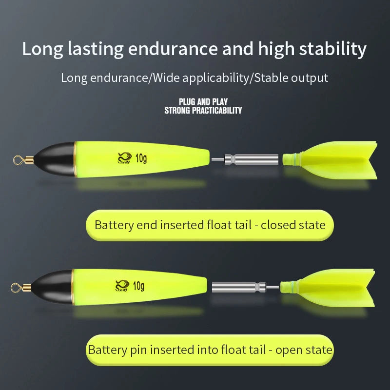 1-5pcs Fishing Floats Luminous Fishing Accessories Fishing Night Float Night Fishing Light Up Bobbers for Sea Ocean Rock Fishing