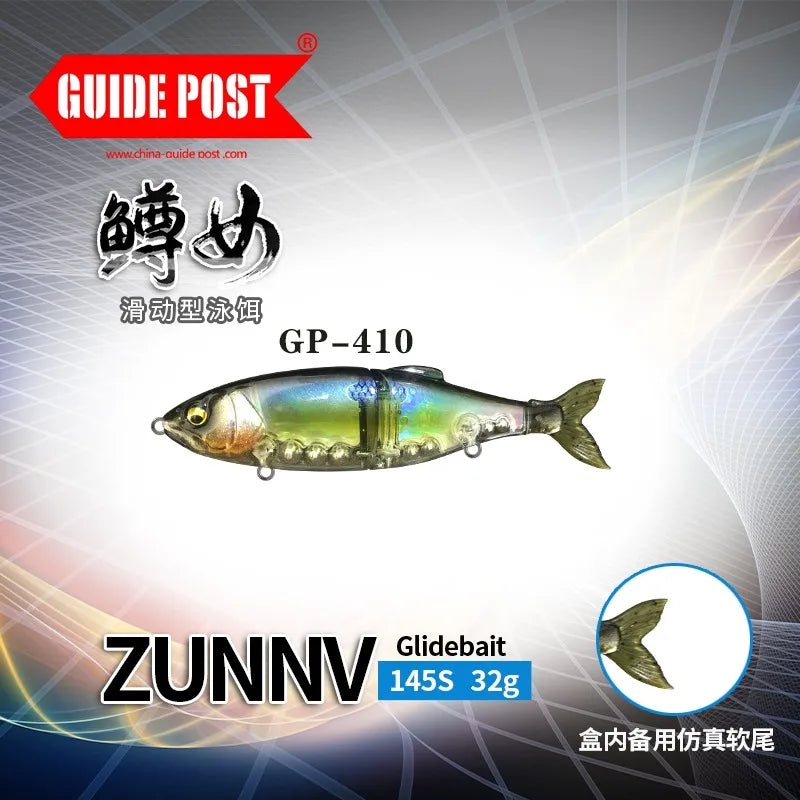 Swimbait Fishing Lure 145mm 32g Sinking Glidebait Wobbler Jointed Bait Artificial Hard Bait 145SS Bass Pike Trout Fishing Tackle