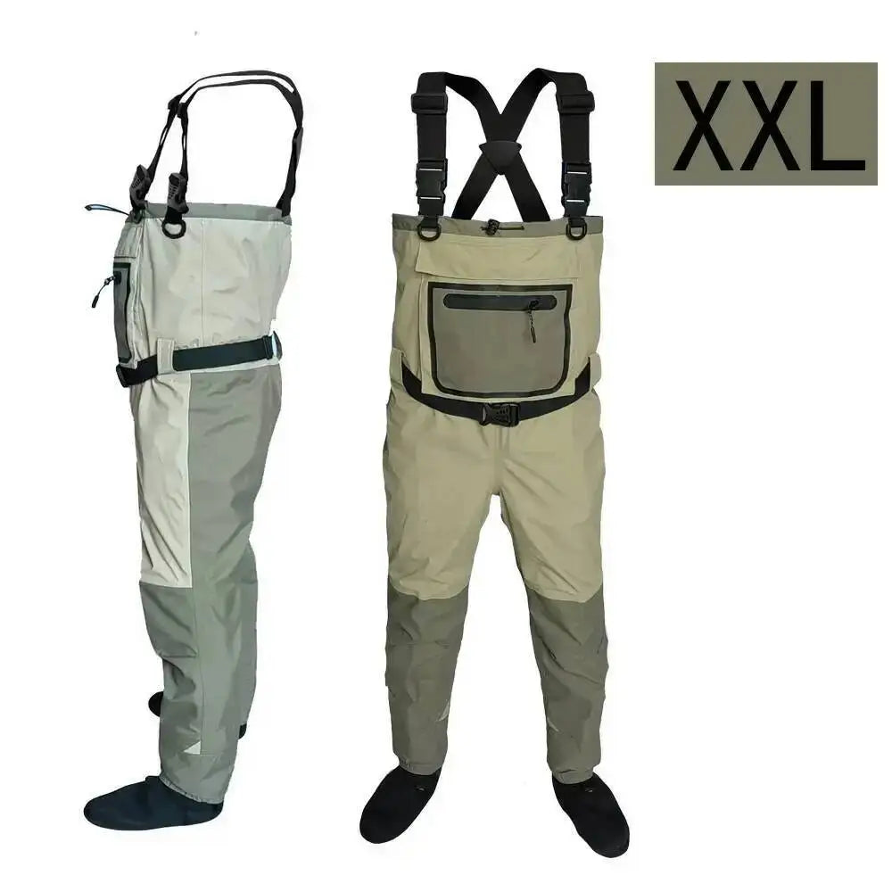 fly fishing tackle waders neoprene foot for men raft hunting Quick-dry Waterproof and breathable Children to adults