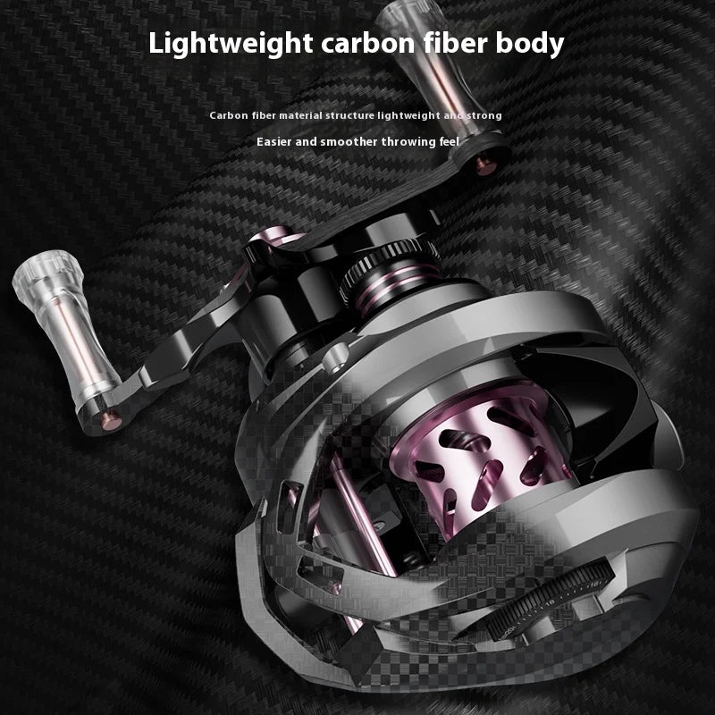 Tebun ID Star Dust Micro Lure Water Drop Reel 117g Long Casting Anti-Line Burst Carbon Ultra Light Versatile Mouth Short Axis