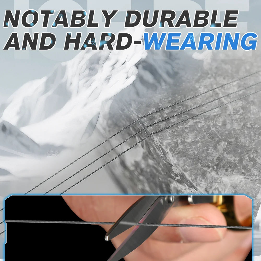 Extreme Thin Micro 4 Strand Braided Ice Fishing Line 100m Ultra Smooth Multifilament for Saltwater Freshwater Fishing Line