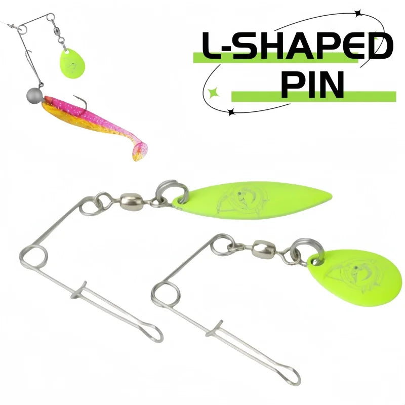 New 1-5PCS Spinner Fishing Lure Bait Spoon Swisher Buzzbait Bass Wire Baits Popper Vib Spinnerbait Lure DIY Fishing Accessories