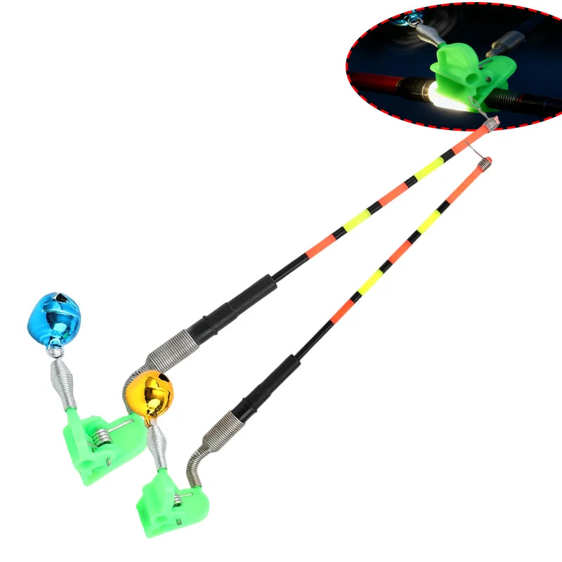 Fishing Bite Alarm Fishing Luminous Stick Waterproof LED Alert Shore Fish Road Skating Bait Detection Waterproof Steel Tackle