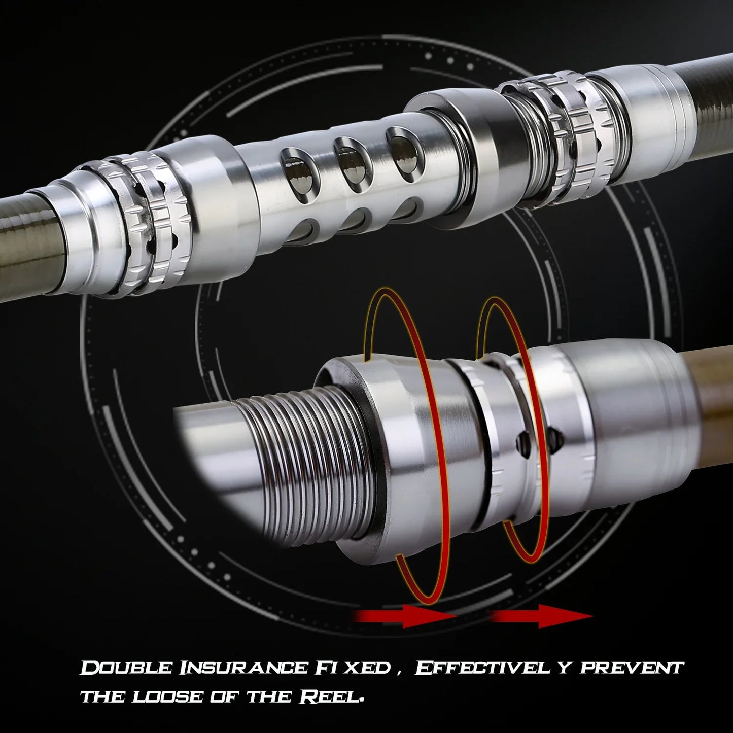 Sougayilang Telescopic Fishing Rod 1.8~3.6m Carbon Fiber Spinning Fishing Rod Max Drag 15kg Sea Poles for Beach Fishing Pesca