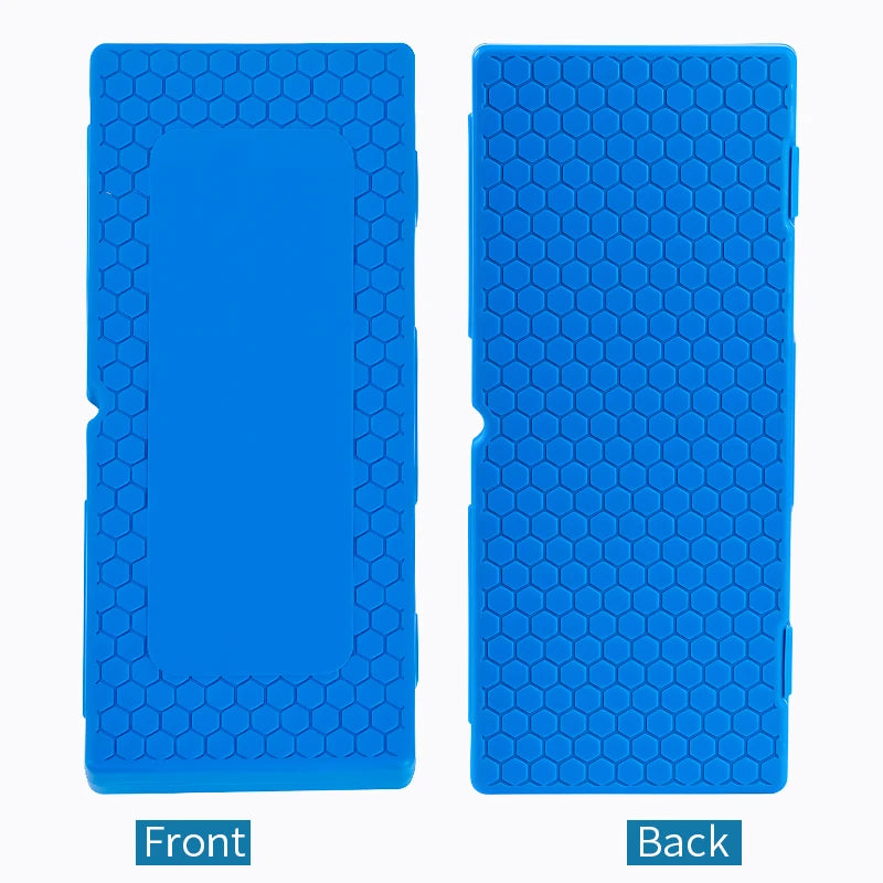 LUSHAZER Waterproof Blue Fishing Tackle Box 108g Fishing Accessories Tool Double Sided Storage Case for Outside Fishing