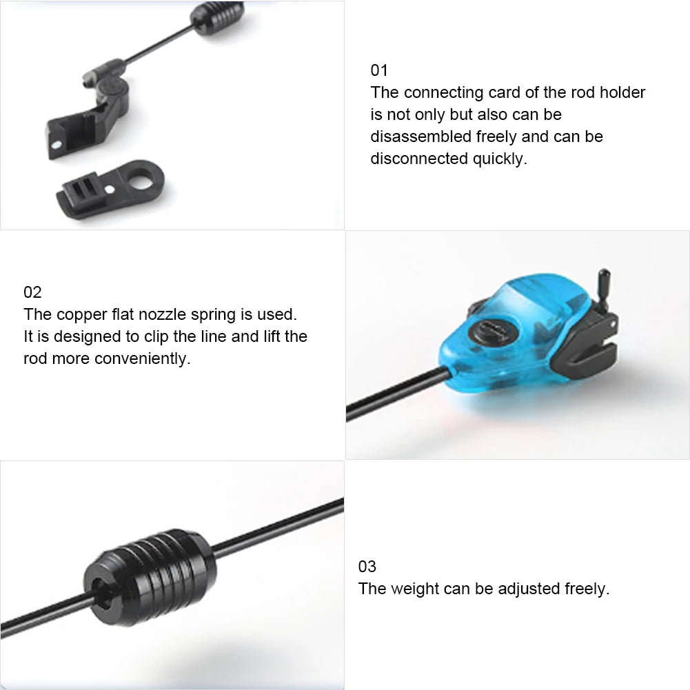Fishing Alarm Component Carp Fishing Swingers Fishing Bite Indicator (Blue)