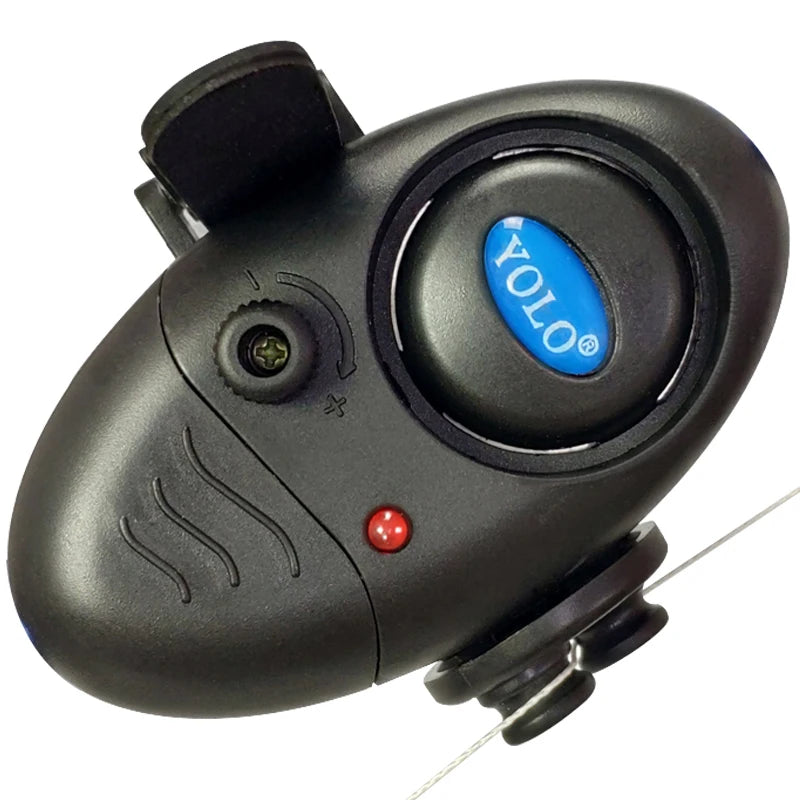 Waterproof Fishing Alarm Automatic Fish Sensor for Fishing Rods High-sensitivity Flashlight for Fishing Rods Electronic Bell