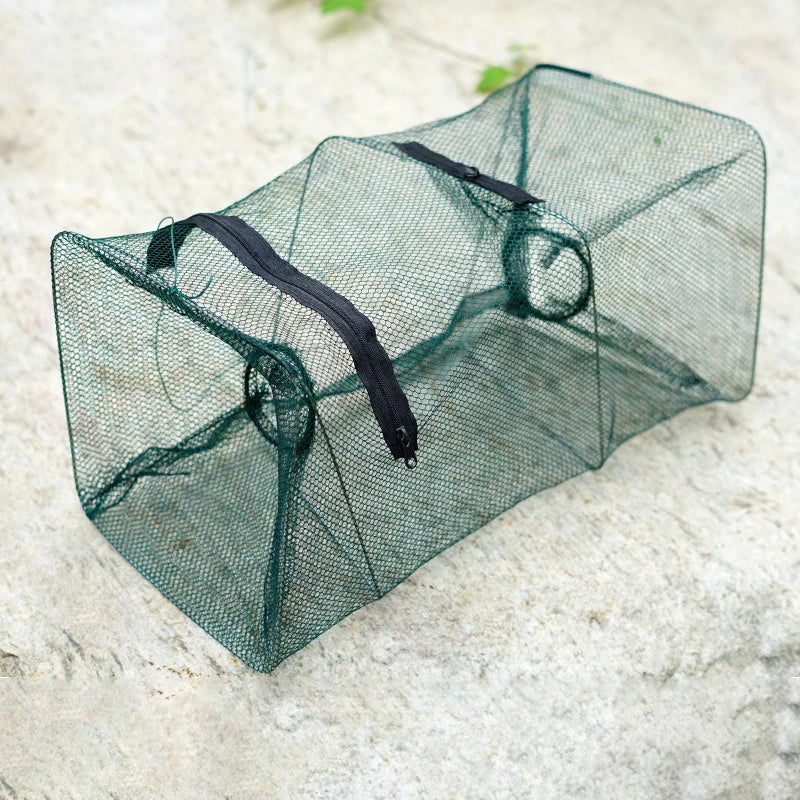 Foldable Fishing Trap Net Shrimp Fish Crab Bait Net Crayfish Tools Fishing Shrimp Mesh Trap Crab Catcher Fishing Prawn