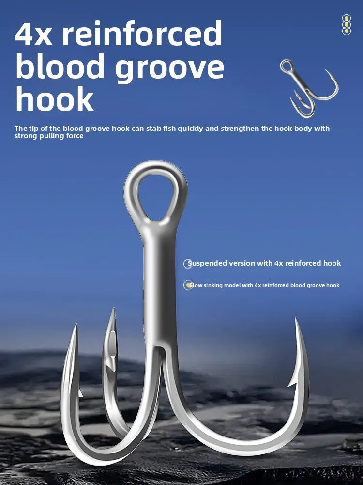 Suspended Silver Blade Road False Bait Trembling Sinking Water Floating Water Mino Long throw Freshwater Reservoir 5g
