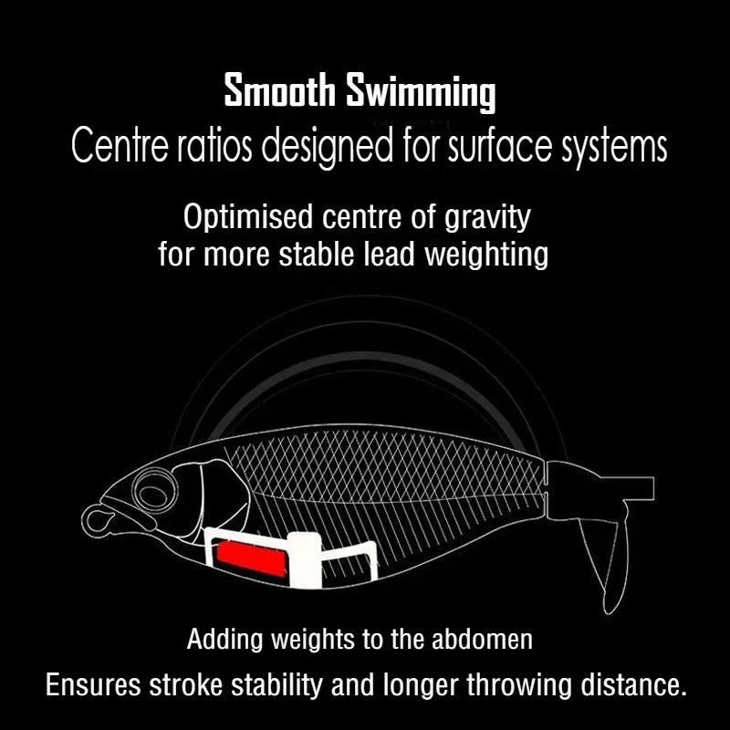 1pcs 6g/10g Floating Pencil Noise Lure Surface Wobbler Spinning Hard Bait 65mm/80mm Self-contained Spinnerbait LUYA BAITS