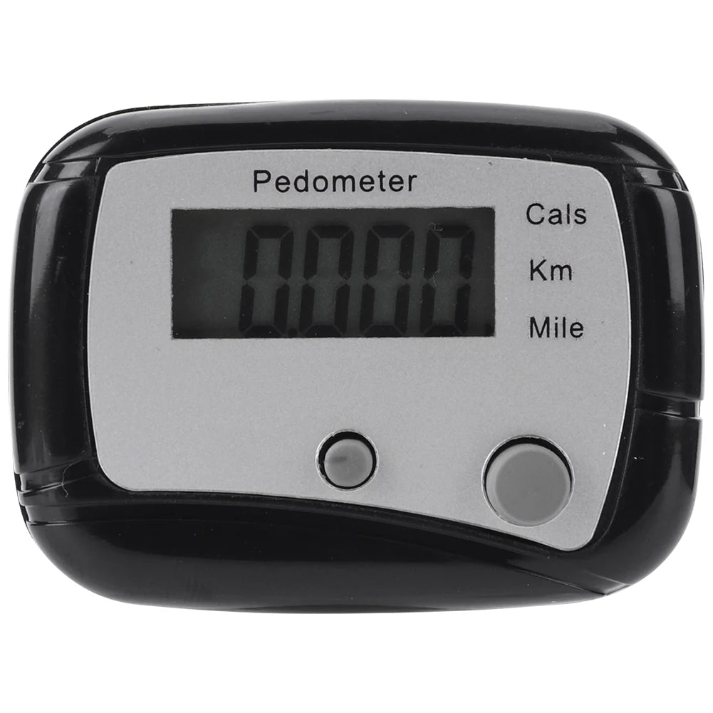 Walking Pedometer Clip On Step Counter Simple Pedometer LCD Dispaly Electronic Pedometer Multi-Function Walking Step Counter