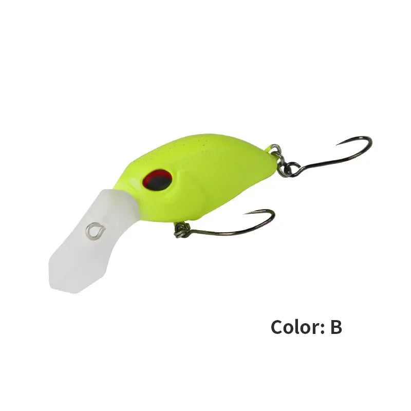 Mini Crank 30mm2.8g Slow Sinking Crankbait Artificial Bait Wobblers Hard Baits for Trout Pike Perch Fishing Lures