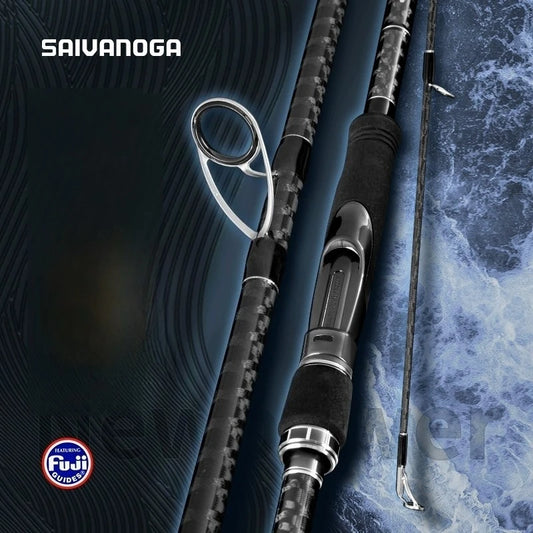 SAIVA Fuji Sic LongCasting Fishing Rod High Carbon Ultralight Casting Spinning Lure Fishing Rod 2.13m-3.2m for Sea Bass