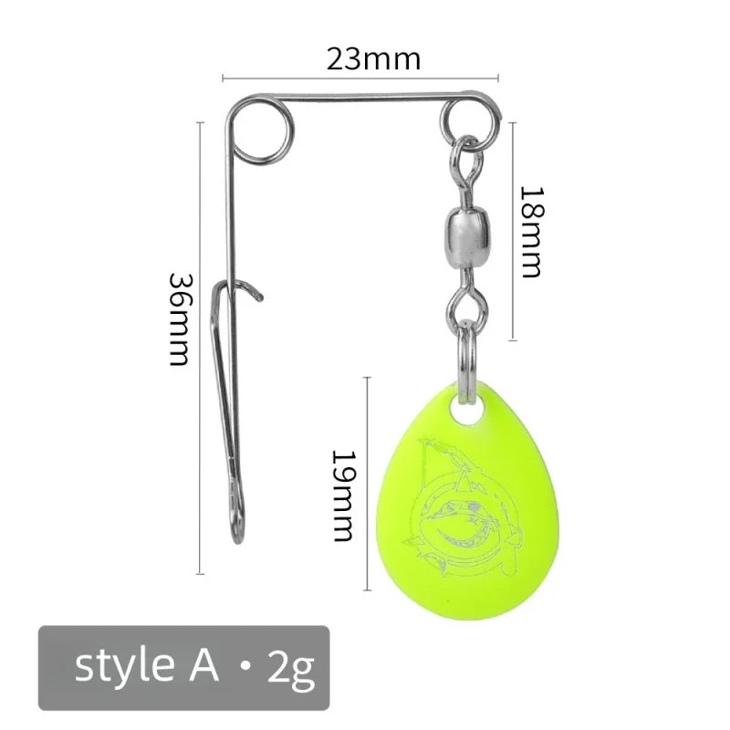 New 1-5PCS Spinner Fishing Lure Bait Spoon Swisher Buzzbait Bass Wire Baits Popper Vib Spinnerbait Lure DIY Fishing Accessories