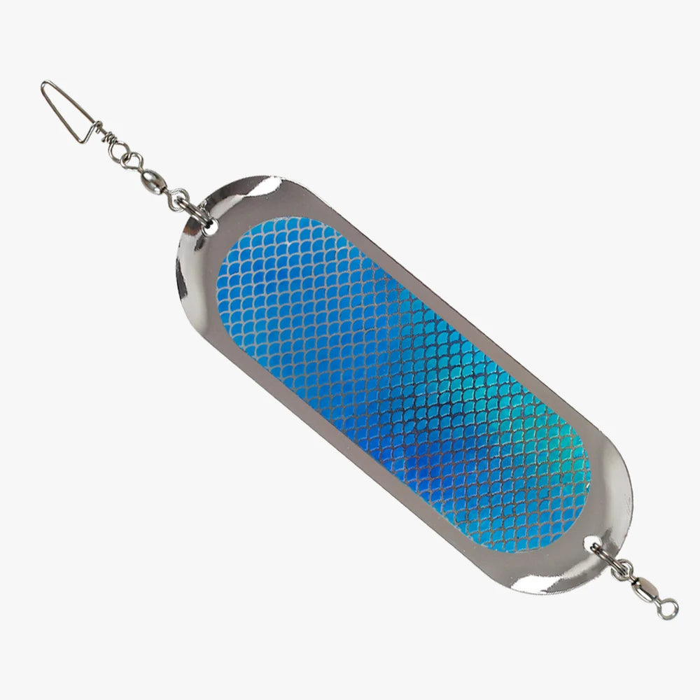 LUSHAZER Fishing Trolling Flasher Durable Fishing Lure 185mm27g for Freshwater Seawater Rust-Resistant Diving Flash Board Bait