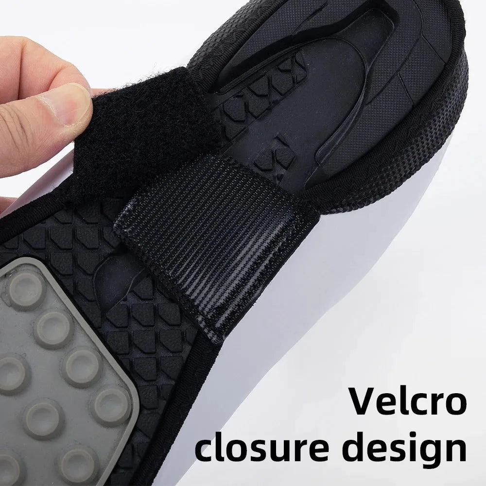 YKYWBIKE 2026 Cycling Shoes Cover Aerodynamic Waterproof Overshoes Black Bicycle Accessorie White Road Bike Short Overshoes