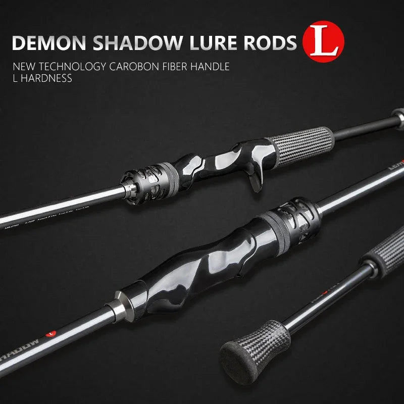 Magic Spinning Fishing Rod 1.68M 1.8M 1.98M 2.1M Moderate Fast Action Fishing Rod Lure 2-10g Line 2-10lb Light Casting Rod