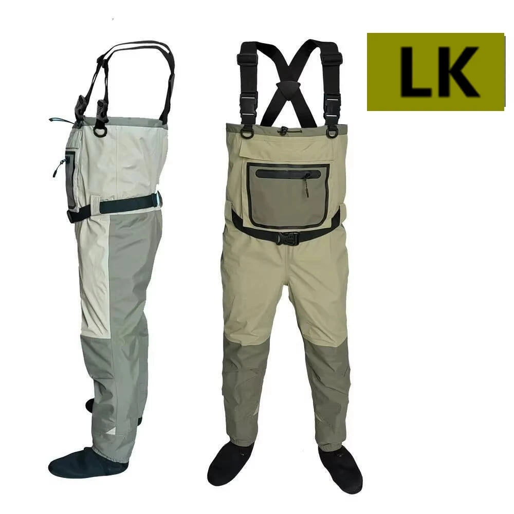 fly fishing tackle waders neoprene foot for men raft hunting Quick-dry Waterproof and breathable Children to adults