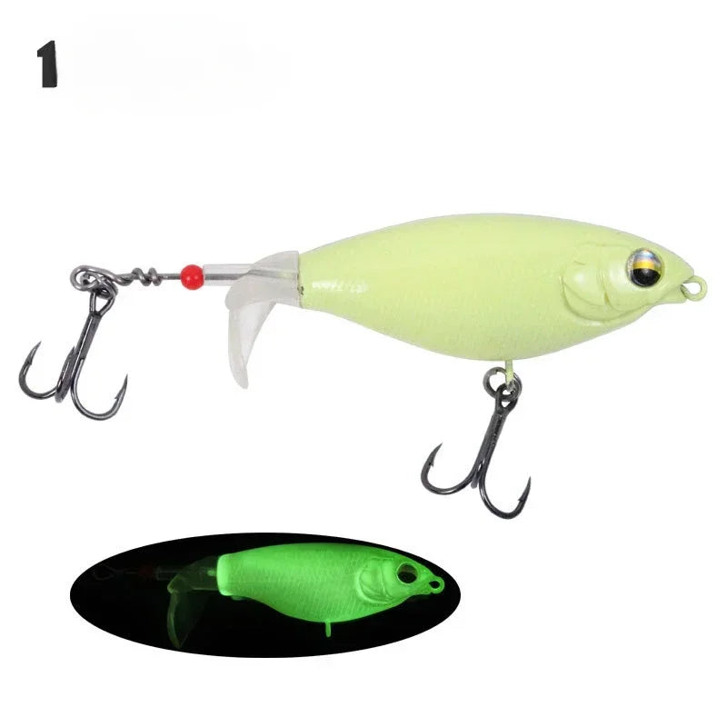 1pcs 6g/10g Floating Pencil Noise Lure Surface Wobbler Spinning Hard Bait 65mm/80mm Self-contained Spinnerbait LUYA BAITS