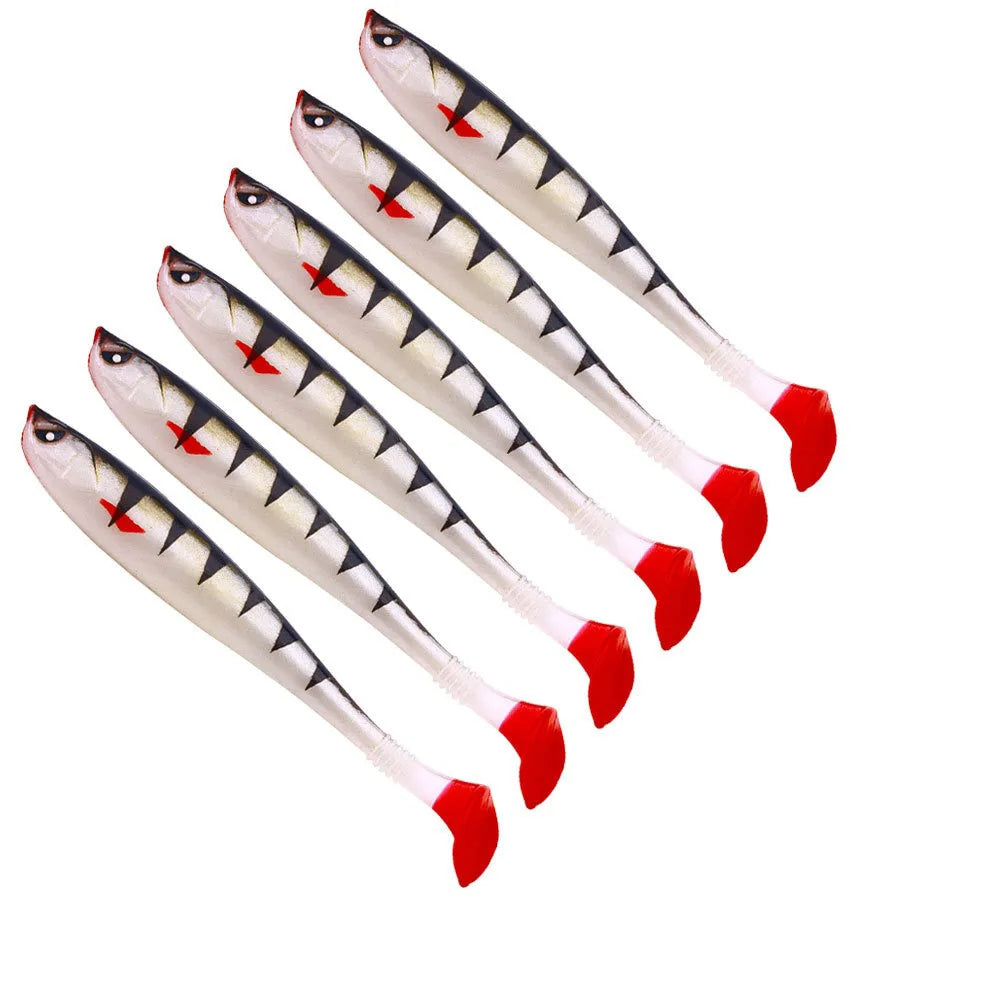 9cm 4g Soft Silicone Fishing Lure Minnow Saltwater Freshwater Worms Wobblers Artificial Bait Bass Tackle Jigs