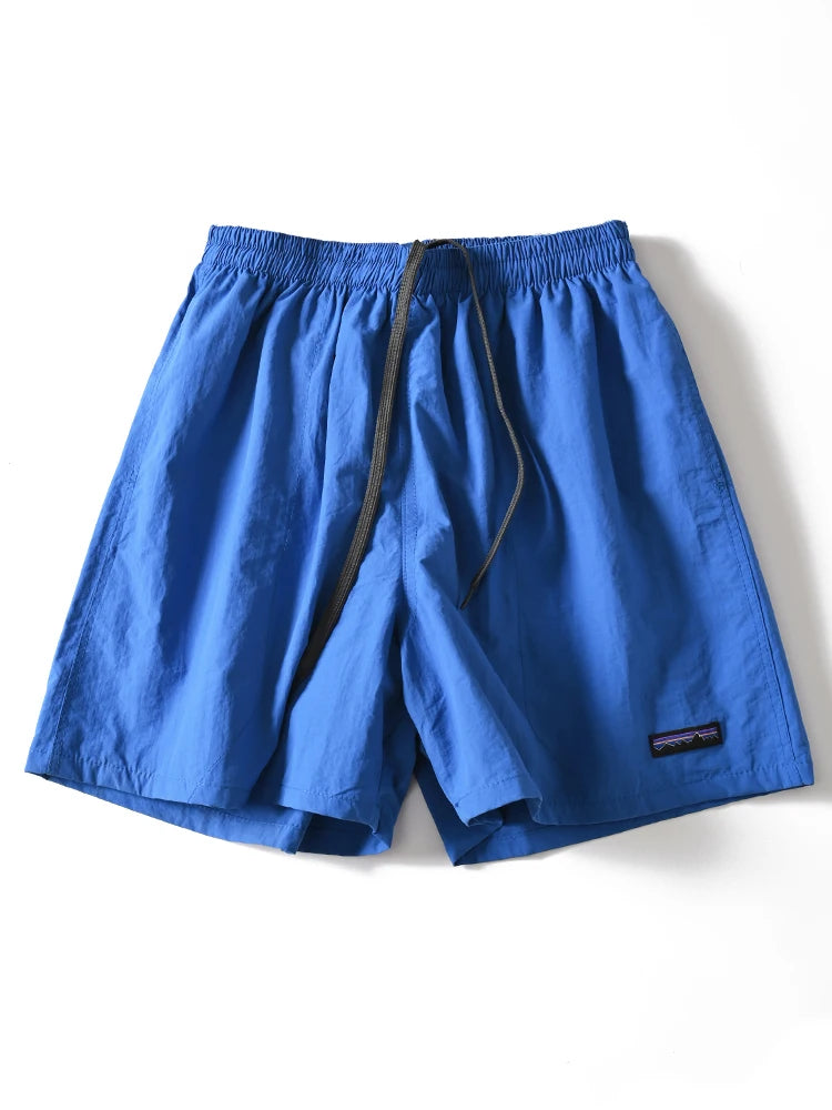 Men's Sporty Mesh Lined Quick Dry Breathable Summer Shorts Running Training Four-Quarter Pants Casual Loose Fit Youth Style