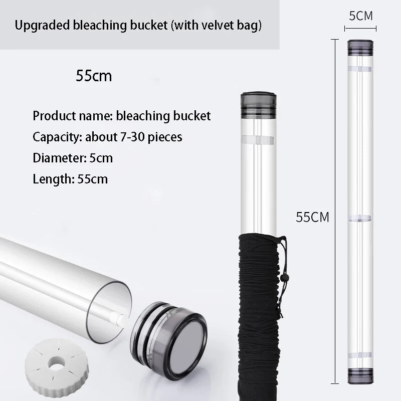 Fishing Rod Float Storage Tube Fishing Rod Float Storage Tube Clear Loaded Pellet Waggler Float Tube Fishing Tackle Accessory