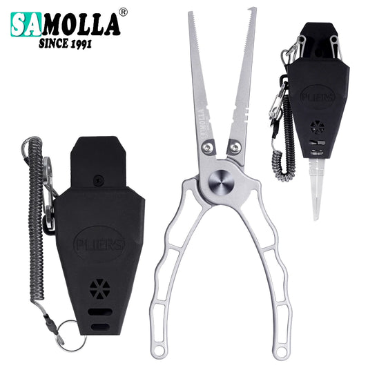 New 420 Stainless Steel Fishing Pliers Accessories Multifunctional Scissors Line Cutter Hooks Remover Outdoor Fishing Tools