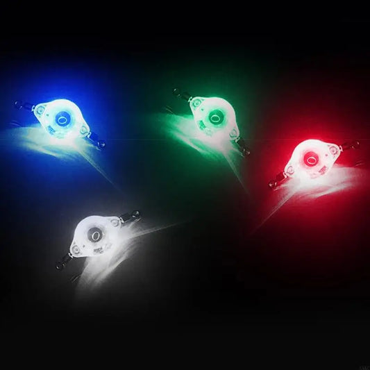 Saltwater Trolling Drop Fishing Lures Underwater Flasher Halibut Flasher Fishing Lures Lighted Fishing Spoons
