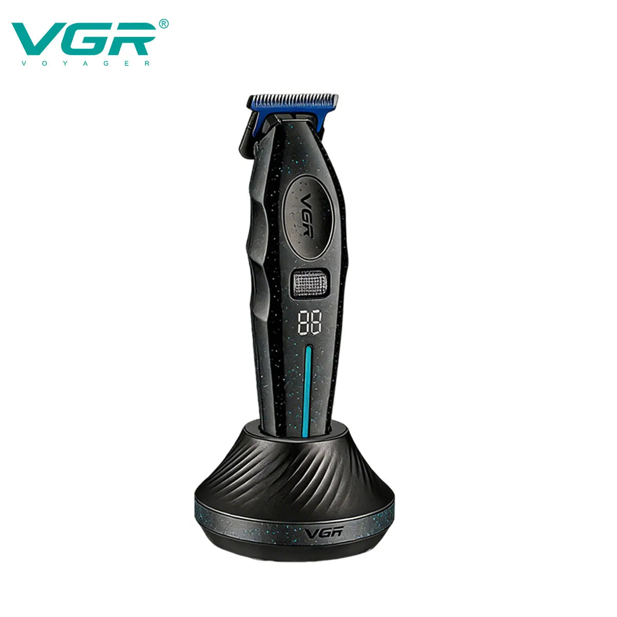 VGR Hair Trimmer 9000 RPM Hair Cutting Machine Electric Barber Clippers Professional Trimmer Charging Base Trimmer for Men V-887