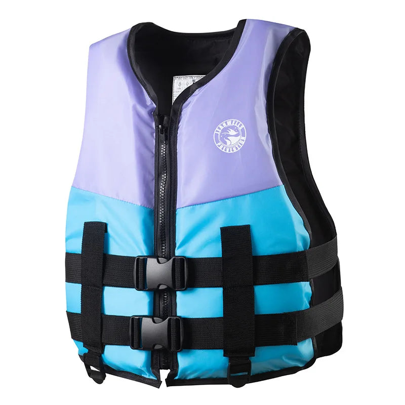 Life Jacket for Adult Children, Men Women Buoyancy Jacket Kid Life Vest with Leg Straps PFD Swimming Boating Skiing Driving Vest