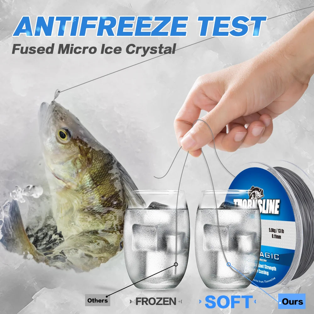 Extreme Thin Micro 4 Strand Braided Ice Fishing Line 100m Ultra Smooth Multifilament for Saltwater Freshwater Fishing Line